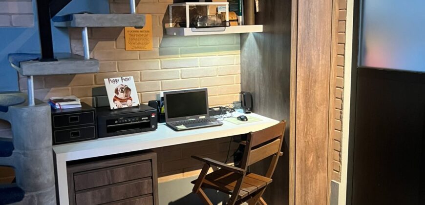 LOFT ÚNICO NO JARDIM GUANÇÃ – Projeto Assinado por Designer de Interiores